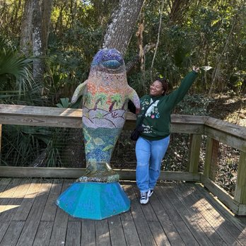 Blue Spring State Park - Manatee statue - Parks Near Me - Orange City, Florida