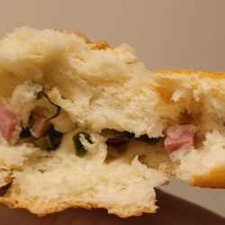 Wonder Food Bakery - Ham and green onion bun $2