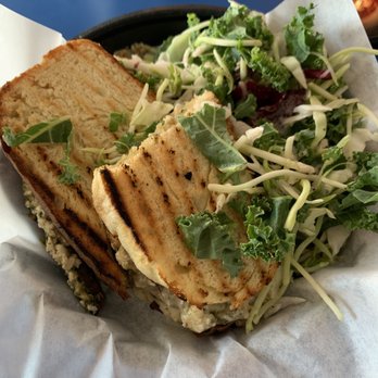 Drizzle - Creamy chicken pesto panini - Coffee & Tea Near Me - Mount Shasta, California