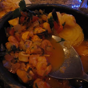 Muqueca Restaurant - closer look at the contents of the Mariscada 12/2011 - Latin American Near Me - Cambridge, Massachusetts Muqueca Restaurant - closer look at the contents of the Mariscada 12/2011 - Latin American Near Me - Cambridge, Massachusetts