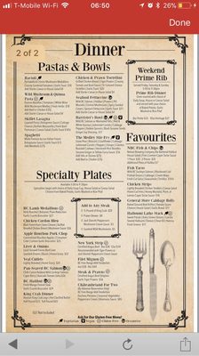 Menu photo 2 General Store Restaurant Nelson, BC Menu photo 2 General Store Restaurant Nelson, BC