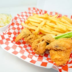 J & J One Stop Grill - FRIED CHICKEN (marinated with chicken seasoning and fried)