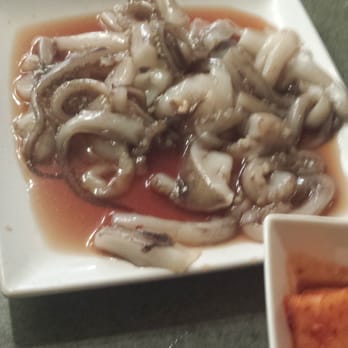 Jong Ga House - calamari. watch them cook and turn purple! - Korean Near Me - Oakland, California Jong Ga House - calamari. watch them cook and turn purple! - Korean Near Me - Oakland, California