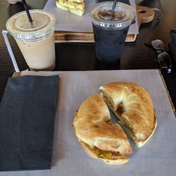 Clingans Junction- cabins + coffee - Mily way latte, sausage quiche bagel, and a cold brew!! - Coffee & Tea Near Me - Squaw Valley, California Clingans Junction- cabins + coffee - Mily way latte, sausage quiche bagel, and a cold brew!! - Coffee & Tea Near Me - Squaw Valley, California