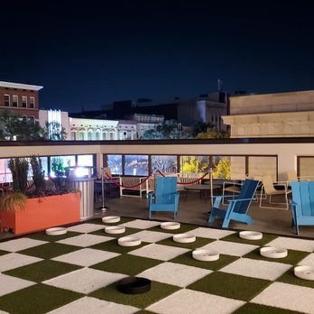 Edgar's Above Broad - Giant Checkerboard - Bars Near Me - Augusta, Georgia