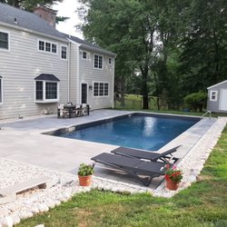 Completed patio on Sunny Day