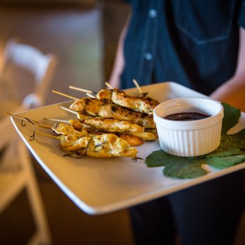 Celilo Restaurant & Bar - Grilled Chicken Skewers w/ Valley Fruit Chutney - New American Near Me - Hood River, Oregon Celilo Restaurant & Bar - Grilled Chicken Skewers w/ Valley Fruit Chutney - New American Near Me - Hood River, Oregon