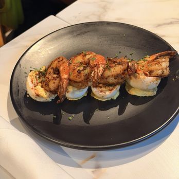 Kitchen + Kocktails By Kevin Kelley - Devil Dream Eggs w/ Blackened Shrimp. - Southern Near Me - Miami, Florida Kitchen + Kocktails By Kevin Kelley - Devil Dream Eggs w/ Blackened Shrimp. - Southern Near Me - Miami, Florida