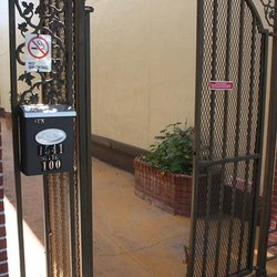 Sunflower Spa - Front gate and a hallway leads down to their front door
