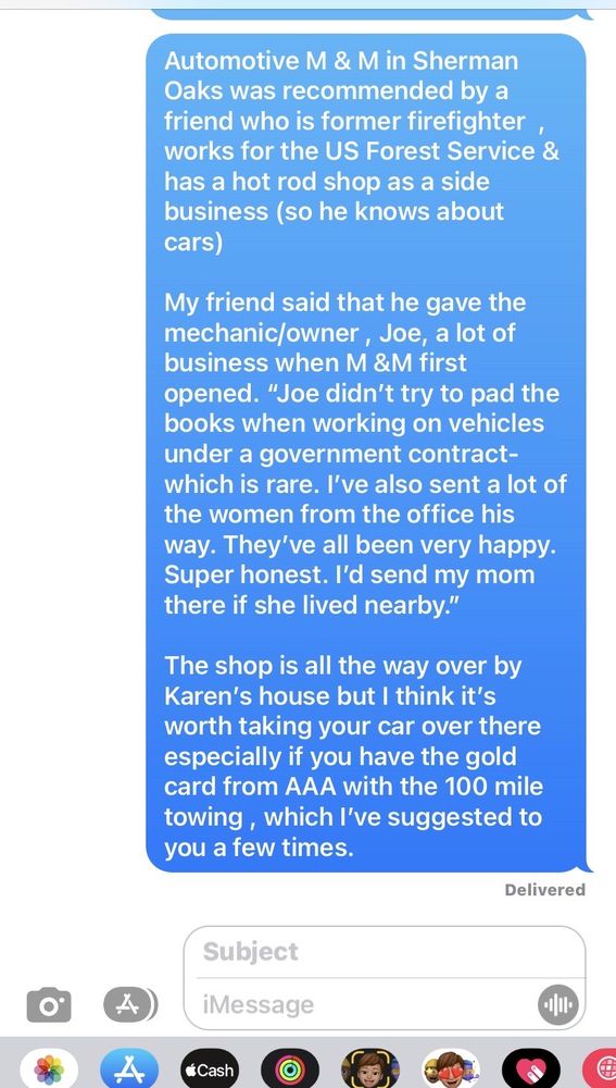 AUTOMOTIVE M & M 156 Reviews 4700 Van Nuys Blvd, Sherman Oaks