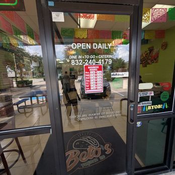 Beto's Taquería - Mexican Near Me - Houston, Texas