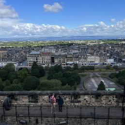 View of New Town and the Firth of Forth beyond.