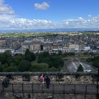 Edinburgh Castle - View of New Town and the Firth of Forth beyond. - Landmarks & Historical Buildings Near Me - Edinburgh, EDH Edinburgh Castle - View of New Town and the Firth of Forth beyond. - Landmarks & Historical Buildings Near Me - Edinburgh, EDH