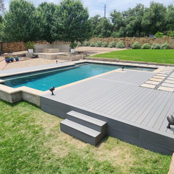 Innovative Patio Covers Plus - Azek pool deck. - Patio Coverings Near Me - Leander, Texas Innovative Patio Covers Plus - Azek pool deck. - Patio Coverings Near Me - Leander, Texas