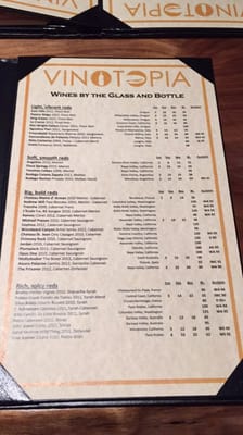 Menu photo 3 Vinotopia Overland Park, KS Menu photo 3 Vinotopia Overland Park, KS