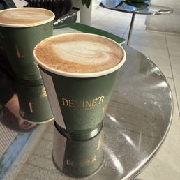 Mocha with oat milk. Mocha with oat milk.