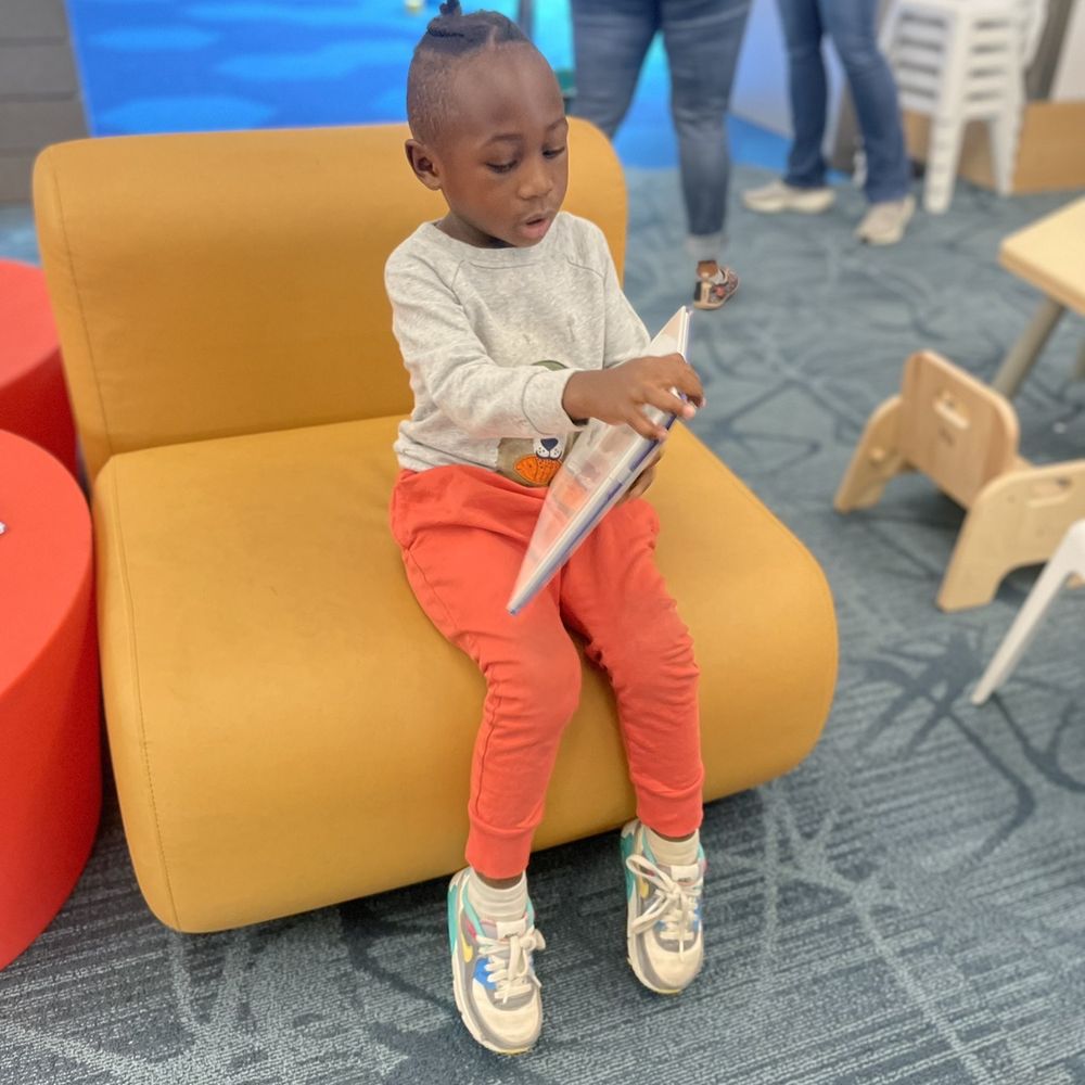 Look at my little scholar! Look at my little scholar!