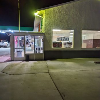J & J Fast Food Restaurant - the outside of the building - American Near Me - Caliente, Nevada J & J Fast Food Restaurant - the outside of the building - American Near Me - Caliente, Nevada