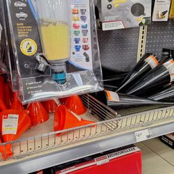 Inside, automotive supplies