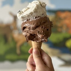 Butterfield's Ice Cream - Coconut Almond Crunch and Malt Chocolate Heath are both so delicious!