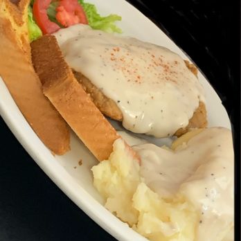 J's Prairie Rose - Chicken Fried Steak with mashed Potatoes at J's - Breakfast & Brunch Near Me - Laramie, Wyoming J's Prairie Rose - Chicken Fried Steak with mashed Potatoes at J's - Breakfast & Brunch Near Me - Laramie, Wyoming