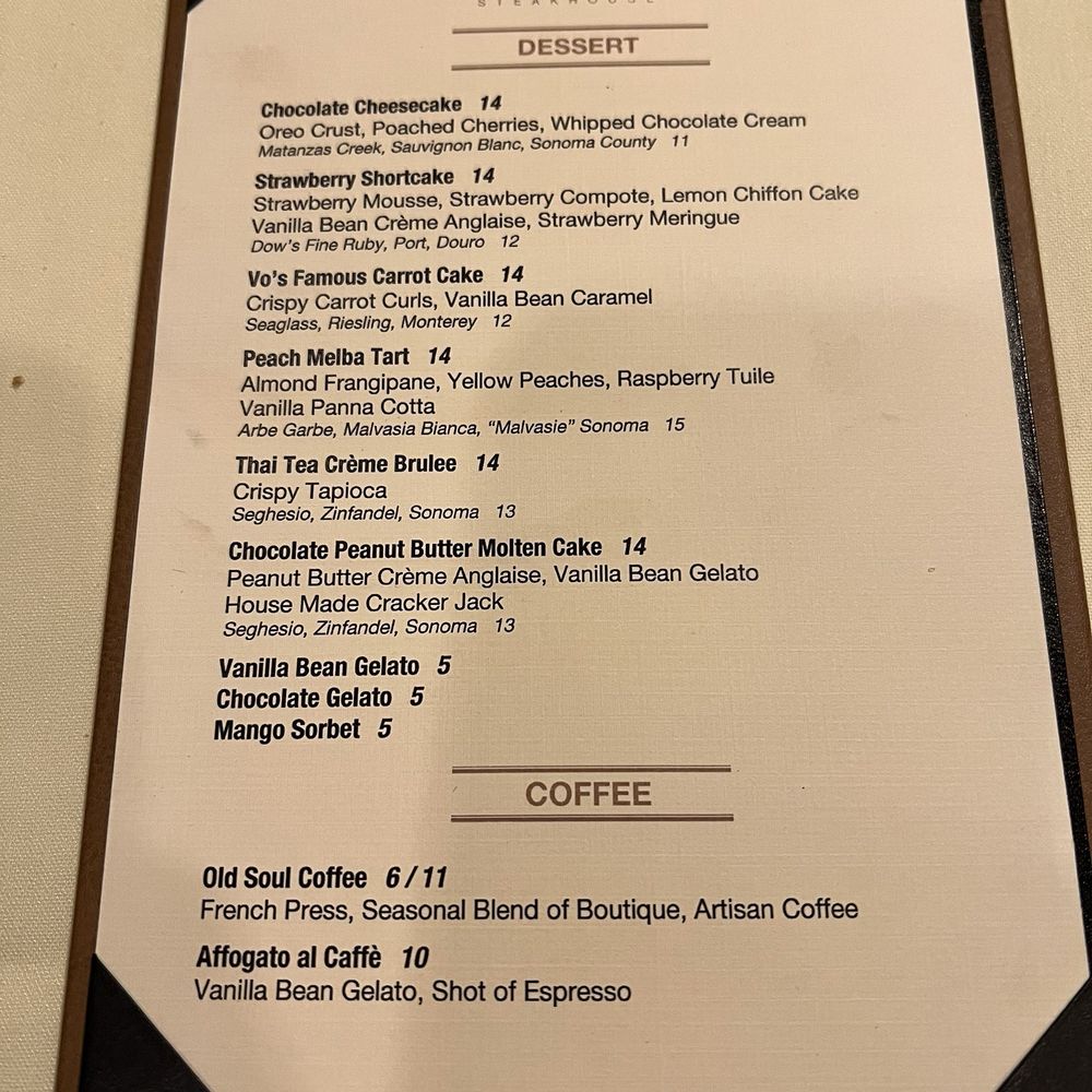 Dawson's - Dessert menu - Steakhouses Near Me - Sacramento, California Dawson's - Dessert menu - Steakhouses Near Me - Sacramento, California