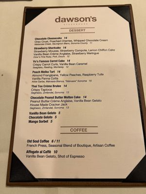 Menu photo 8 Dawson's Sacramento, CA