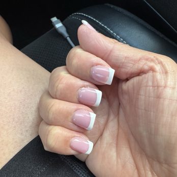 Beverly Nails - All the nails look never some way shorter than others the white tips some are thicker than others - Nail Technicians Near Me - Montebello, California Beverly Nails - All the nails look never some way shorter than others the white tips some are thicker than others - Nail Technicians Near Me - Montebello, California