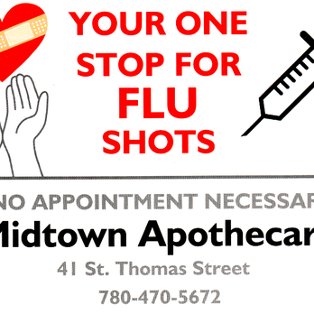 Midtown Apothecary - Flu shots offered. No appointment necessary. - Pharmacy Near Me - St. Albert, Alberta Midtown Apothecary - Flu shots offered. No appointment necessary. - Pharmacy Near Me - St. Albert, Alberta