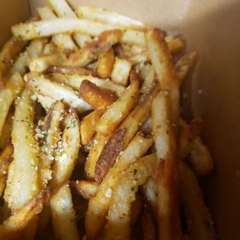 Twin Peaks Pizzeria - Garlic Parmesan Fries. Crispy but soft inside. - Pizza Near Me - Marana, Arizona Twin Peaks Pizzeria - Garlic Parmesan Fries. Crispy but soft inside. - Pizza Near Me - Marana, Arizona