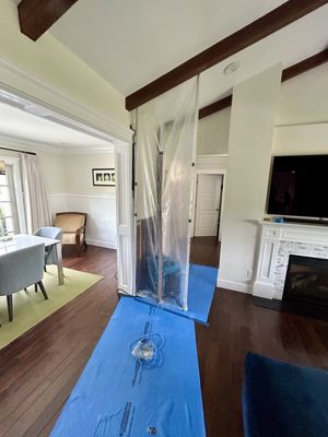Prep is the most important step - Protecting you, your family and your home is the most important step. Proper containments, floor cover, and filtration are crucial so that we can safely mitigate water damage and or mold, restore your home but most importantly leave no damage or even a spec of dust behind. Prep is the most important step - Protecting you, your family and your home is the most important step. Proper containments, floor cover, and filtration are crucial so that we can safely mitigate water damage and or mold, restore your home but most importantly leave no damage or even a spec of dust behind.