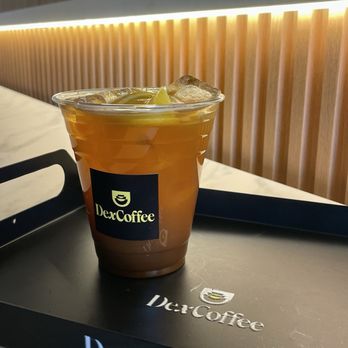 Dex Coffee - Iced Orange Americano - Coffee & Tea Near Me - Fountain Valley, California Dex Coffee - Iced Orange Americano - Coffee & Tea Near Me - Fountain Valley, California