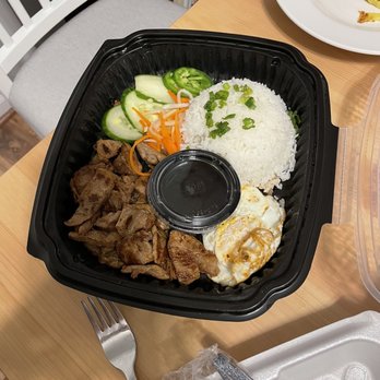 Pho Social - Pork and egg rice plate - Coffee & Tea Near Me - Columbus, Ohio Pho Social - Pork and egg rice plate - Coffee & Tea Near Me - Columbus, Ohio