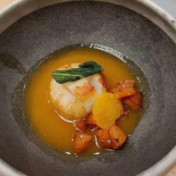 Ddobar - Seared Scallop With Brown Butter Dashi & Caramelized Bonito - Bars Near Me - New York, New York