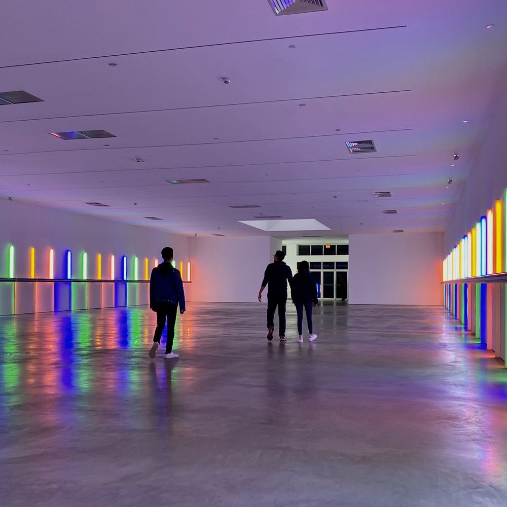 Dan Flavin Installation at Richmond Hall - Fascinating. Light therapy. - Art Museums Near Me - Houston, Texas Dan Flavin Installation at Richmond Hall - Fascinating. Light therapy. - Art Museums Near Me - Houston, Texas