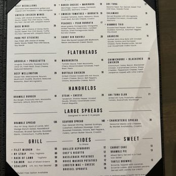 Brick+Bramble - Dinner menu - Cocktail Bars Near Me - Edwardsville, Illinois Brick+Bramble - Dinner menu - Cocktail Bars Near Me - Edwardsville, Illinois