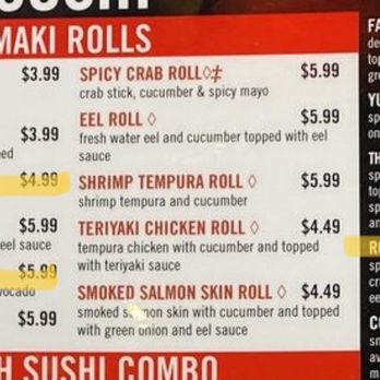 Miso Teriyaki House - The prices that Yelp shows..what I was charged - Japanese Near Me - Johnson City, Tennessee Miso Teriyaki House - The prices that Yelp shows..what I was charged - Japanese Near Me - Johnson City, Tennessee