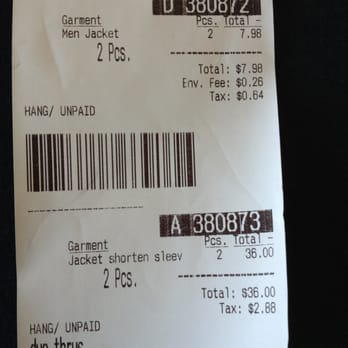Dry Clean City & Coin Laundry - The bill for two jackets to be "fubar" - Laundromat Near Me - Arlington, Texas Dry Clean City & Coin Laundry - The bill for two jackets to be "fubar" - Laundromat Near Me - Arlington, Texas