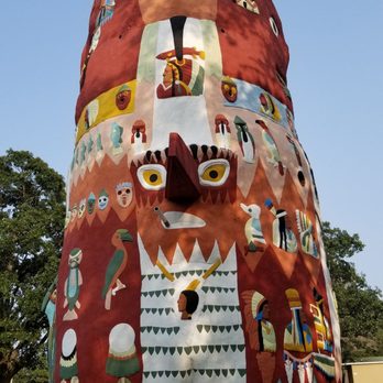 Ed Galloway's Totem Pole Park - Art Museums Near Me - Chelsea, Oklahoma