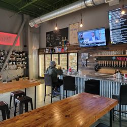 House of Hops - Spacious Inside area to hang out with plenty of bottles and cans to choose from.
