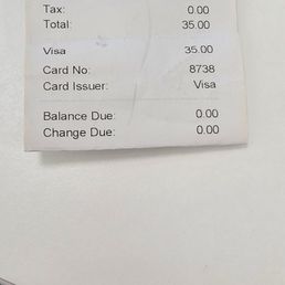 Proof of my full service wash. Proof of my full service wash.