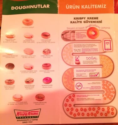 Menu photo 1 Krispy Kreme Doughnuts - Iş Kuleleri Istanbul, 34