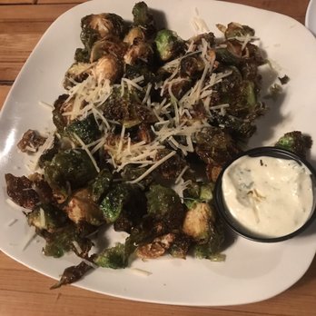 Riverwest Pizza - Fried Brussels Sprouts with basil aioli - Pizza Near Me - Milwaukee, Wisconsin