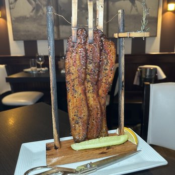 Red Horse Steakhouse by David Burke - Clothespin Bacon - Steakhouses Near Me - Rumson, New Jersey