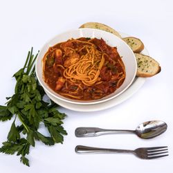 Trio's Mexican Grill - Spaghetti in a homemade tomato sauce
