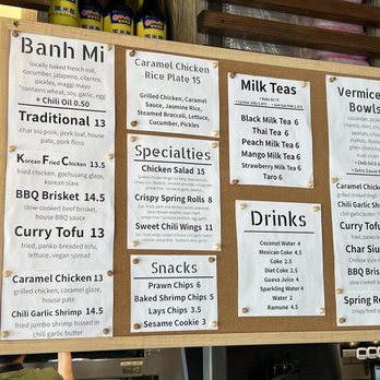 Bah Mi Ba - Menu - Vietnamese Near Me - Fairfax, California