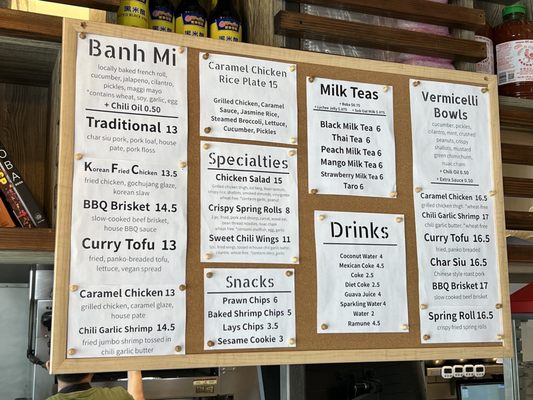 Menu photo 1 Bah Mi Ba Fairfax, CA