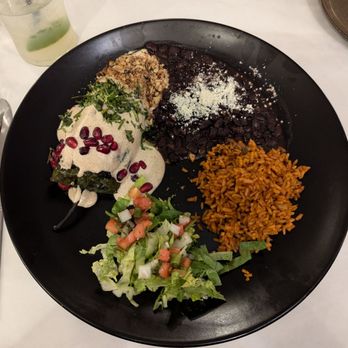 Casa Chimayo Restaurante - Chile en nogada, a unique and delicious dish - New Mexican Cuisine Near Me - Santa Fe, New Mexico