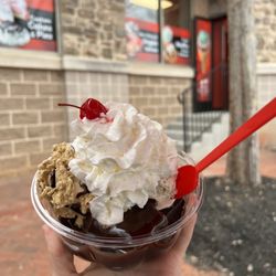 Bruster's Real Ice Cream - Brownie sundae
