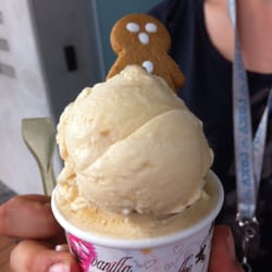 The Village Co-op - Gelato with Gingerbread Man Cookie!